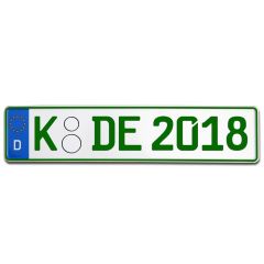 Grünes Kennzeichen