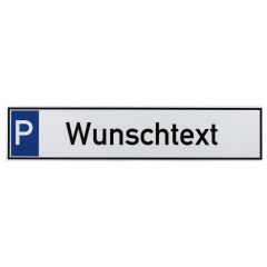 Parkplatzschild Aluverbund 