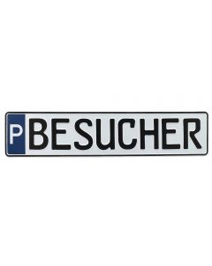 Parkplatzschild "BESUCHER"