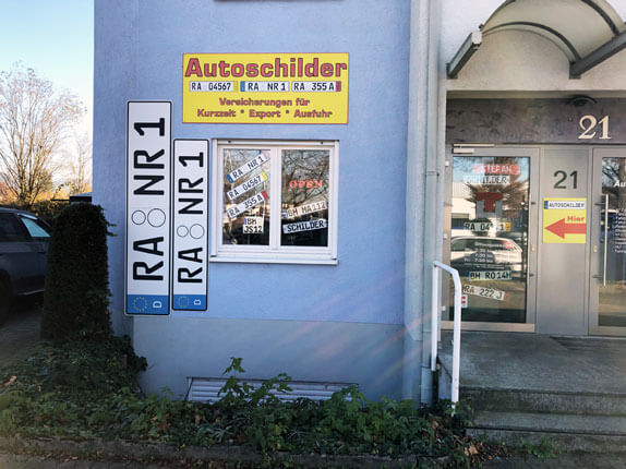 Schilderpartner für Autoschilder in Bühl-Baden
