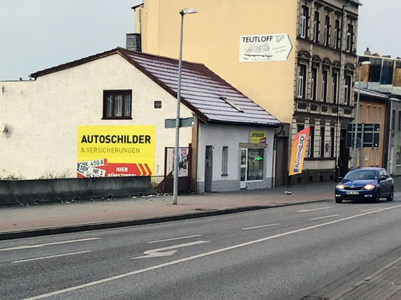 Schilderpartner für Autoschilder in Schönebeck