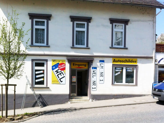 Schilderpartner für Autoschilder in Weilburg