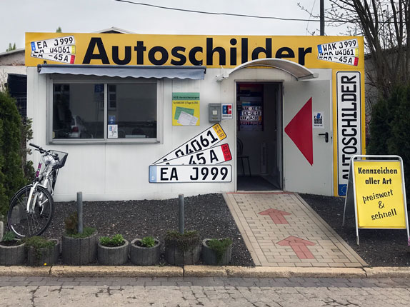 Schilderpartner für Autoschilder in Eisenach