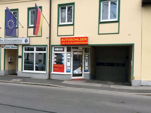 Schilderpartner für Autoschilder in Freising
