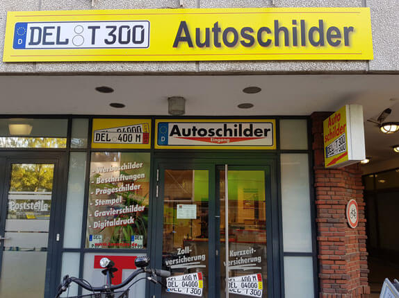 Schilderpartner für Autoschilder in Delmenhorst