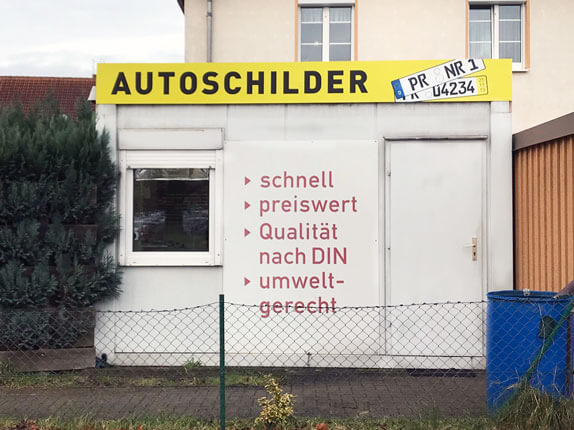 Schilderpartner für Autoschilder in Perleberg