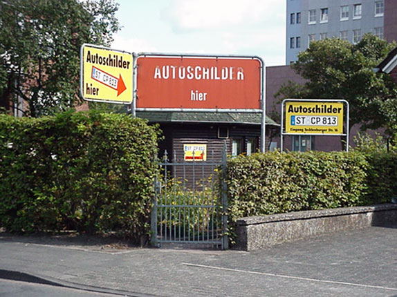Schilderpartner für Autoschilder in Steinfurt