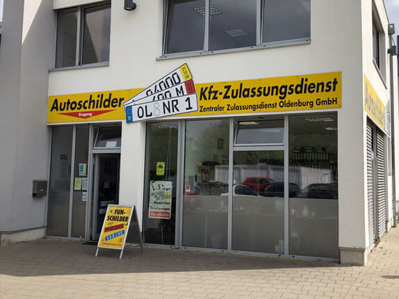 Schilderpartner für Autoschilder in Oldenburg