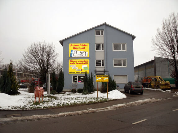 Schilderpartner für Autoschilder in Lindau