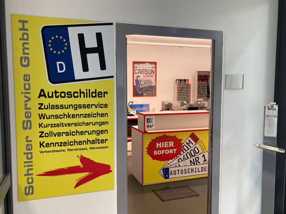 Autoschilder & Kfz-Kennzeichen H beim Schilder Service in Wedemark