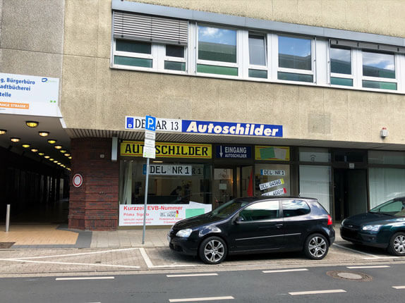 Außenansicht Delmenhorst Schilderpartner für Autoschilder in Delmenhorst