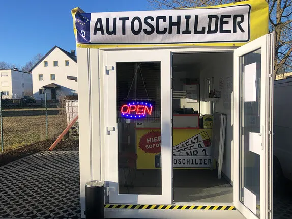 Außenansicht vom Kooperationspartner von Autoschilder Steininger in Karben