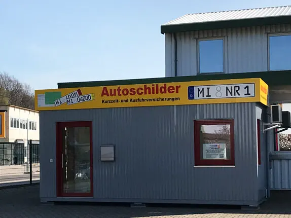 Außenansicht vom Kooperationspartner von Autoschilder Steininger in Lübbecke