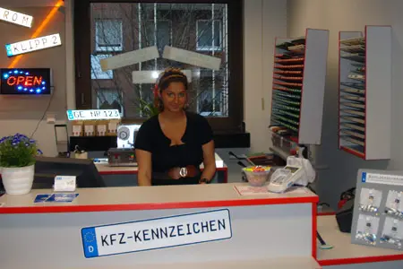 Innenansicht vom Kooperationspartner von Bavaria Autoschilder in Gelsenkirchen