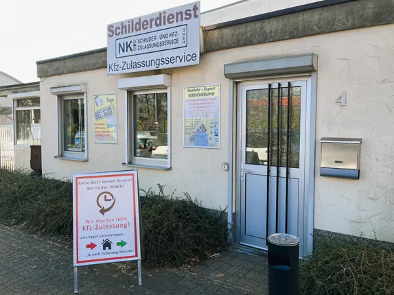 Außenansicht von Autoschilder & Zulassungen Buffalo in Neunkirchen