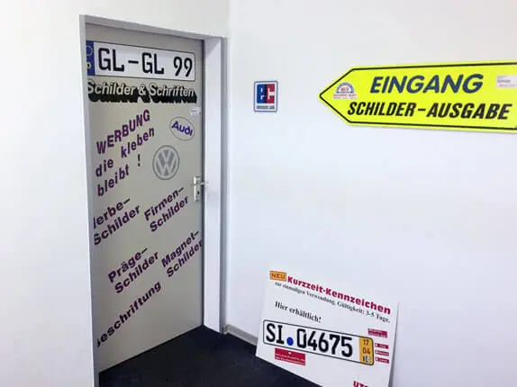 Außenansicht vom Kooperationspartner von Buffalo Autoschilder in Wermelskirchen