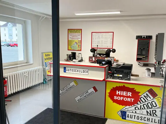 Außenansicht vom Kooperationspartner vom Schilder Service in Mühlhausen