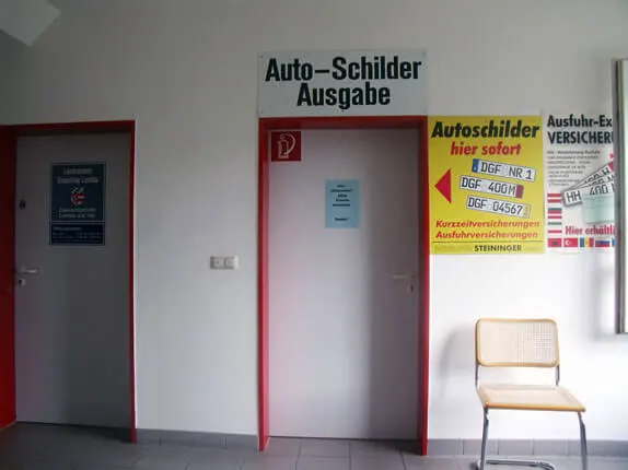 Außenansicht vom Kooperationspartner von Autoschilder Steininger in Landau an der Isar