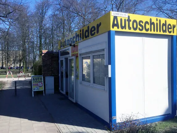 Außenansicht vom Kooperationspartner vom Schilderdienst STK in Frankfurt-Oder