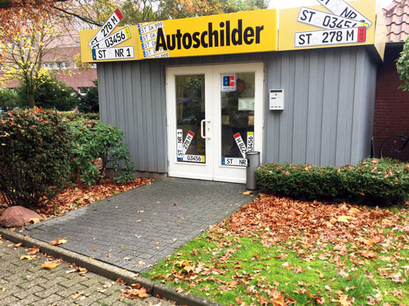 Außenansicht vom Kooperationspartner vom Schilderdienst STK in Steinfurt