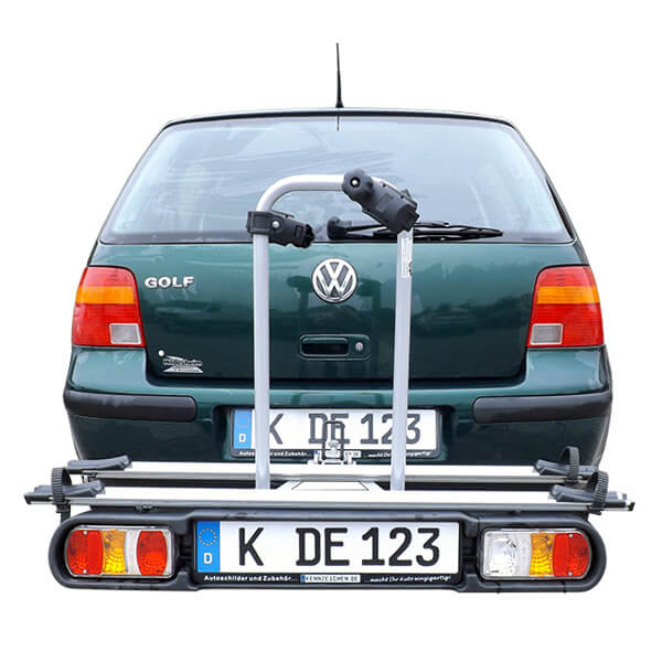 Kfz-Kennzeichen für Fahrradträger