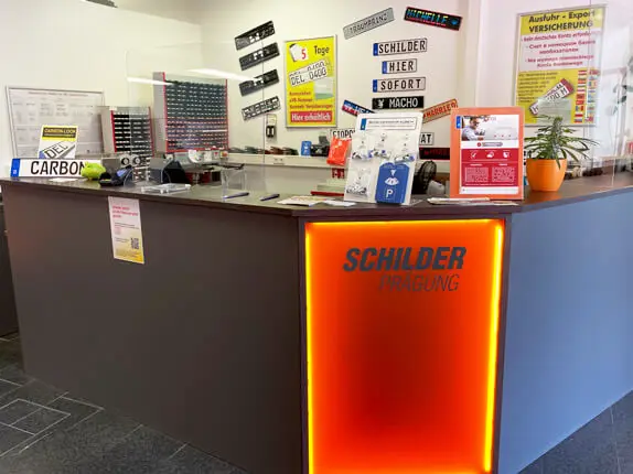 Innenansicht vom Kooperationspartner von Buffalo Autoschilder in Pfullendorf