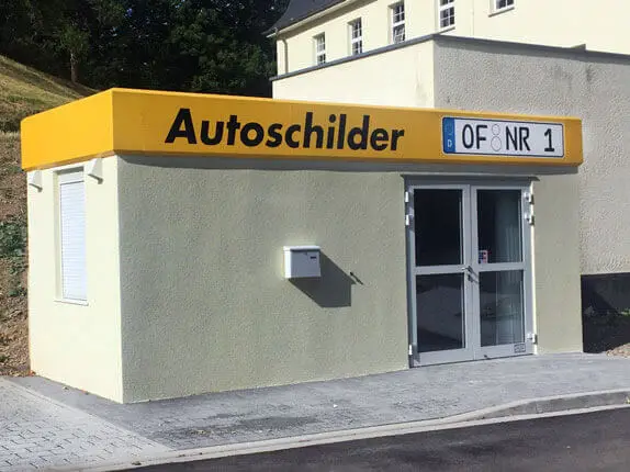 Außenansicht vom Kooperationspartner von Buffalo Autoschilder in Schleiden