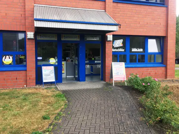 Außenansicht vom Kooperationspartner vom Schilder Service in Herne