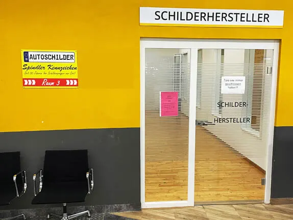 Außenansicht vom Kooperationspartner von Autoschilder Steininger in Rottweil