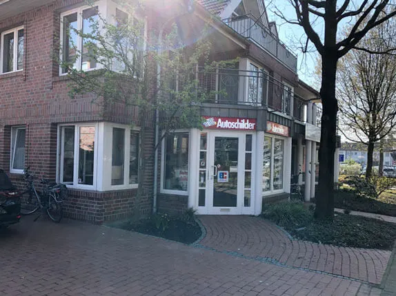 Außenansicht vom Kooperationspartner für Autoschilder Tönjes in Cloppenburg