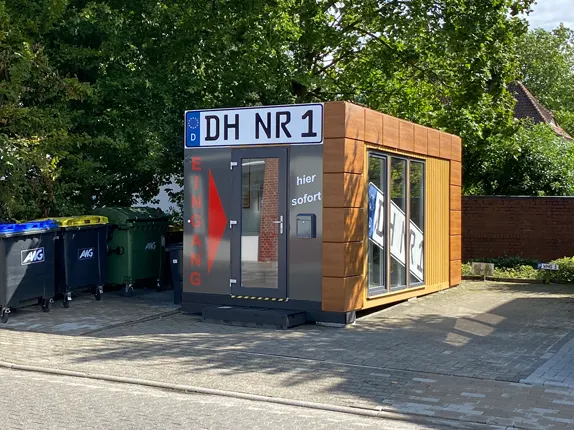 Außenansicht vom Kooperationspartner für Autoschilder Tönjes in Diepholz