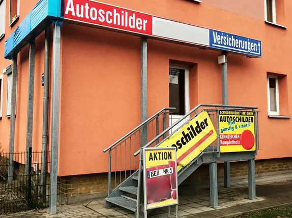 Außenansicht vom Kooperationspartner vom Schilderdienst STK in Bernau