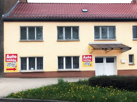 Außenansicht vom Kooperationspartner vom Schilderdienst STK in Eisenberg