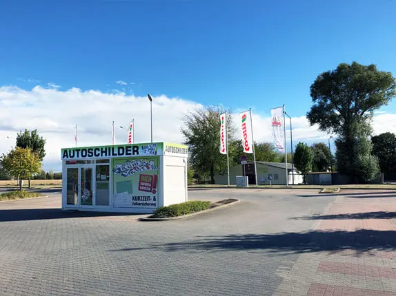 Außenansicht vom Kooperationspartner vom Schilderdienst STK in Bernburg