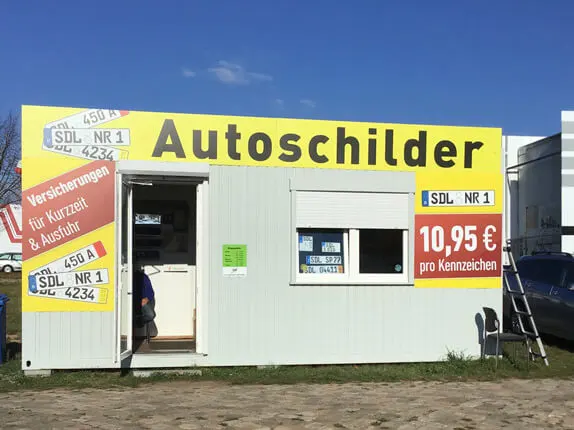 Außenansicht vom Kooperationspartner vom Schilderdienst STK in Stendal