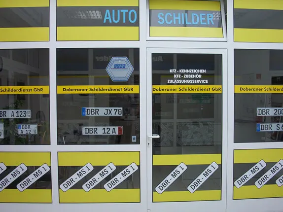 Schilderpartner für Autoschilder in Bad Doberan