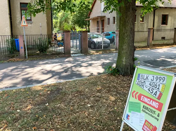 Außenansicht vom Kooperationspartner vom Schilderdienst STK in Weißenfels