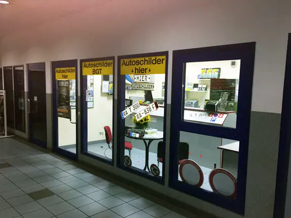 Außenansicht vom Kooperationspartner von Autoschilder BGT in Rastatt