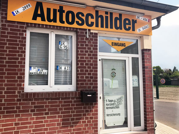 Schilderpartner für Autoschilder in Arnstadt