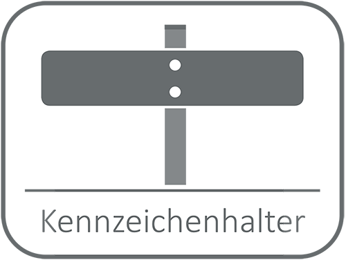 Kennzeichenhalter für Ihr Auto & Motorrad