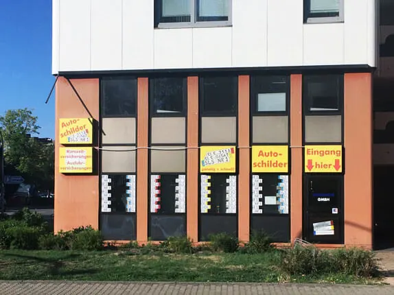 Außenansicht vom Kooperationspartner von Autoschilder Steininger in Saarlouis