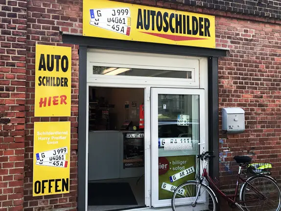 Außenansicht vom Kooperationspartner vom Auto Reflex Schilderdienst in Gera