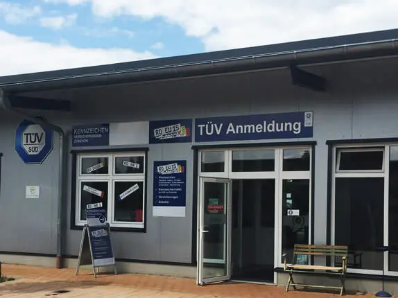 Außenansicht vom Kooperationspartner von Bavaria Autoschilder in Wasserburg