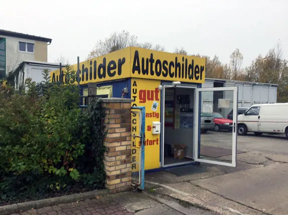 Außenansicht vom Kooperationspartner vom Schilderdienst STK in Delitzsch